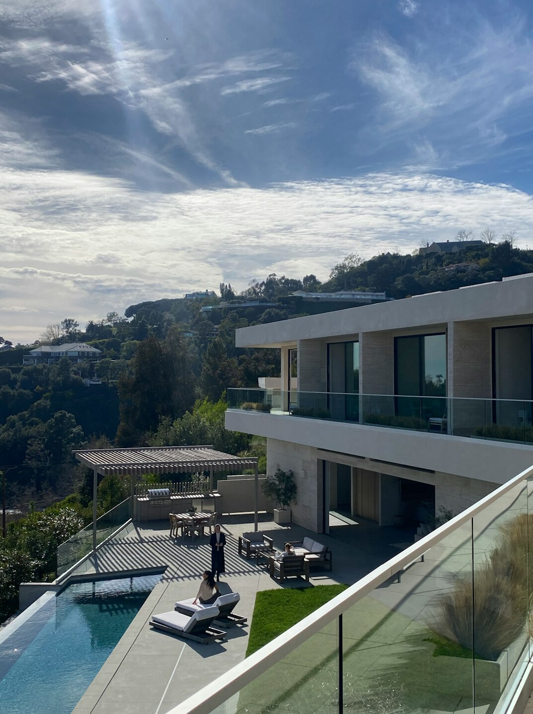luxury celebrity home exterior