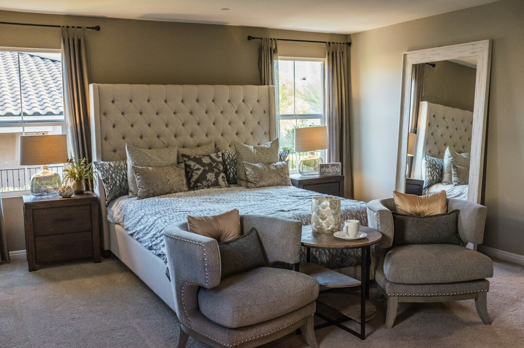 luxury celebrity bedroom